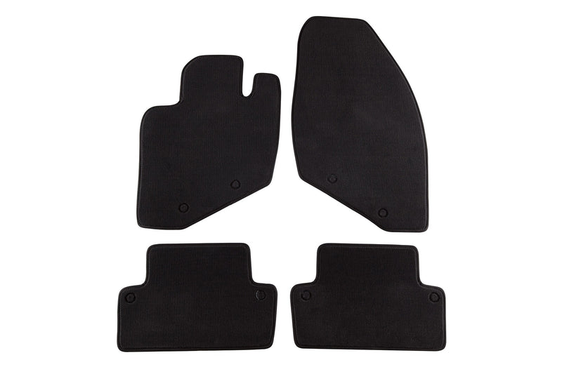 Мокетни стелки Petex за Volvo S60 (2000–2010), Style, 4 части, черни, захват B158