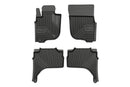 2.5D Гумени стелки Frogum №77 за Mitsubishi L200 (2019+), 4 части, черни