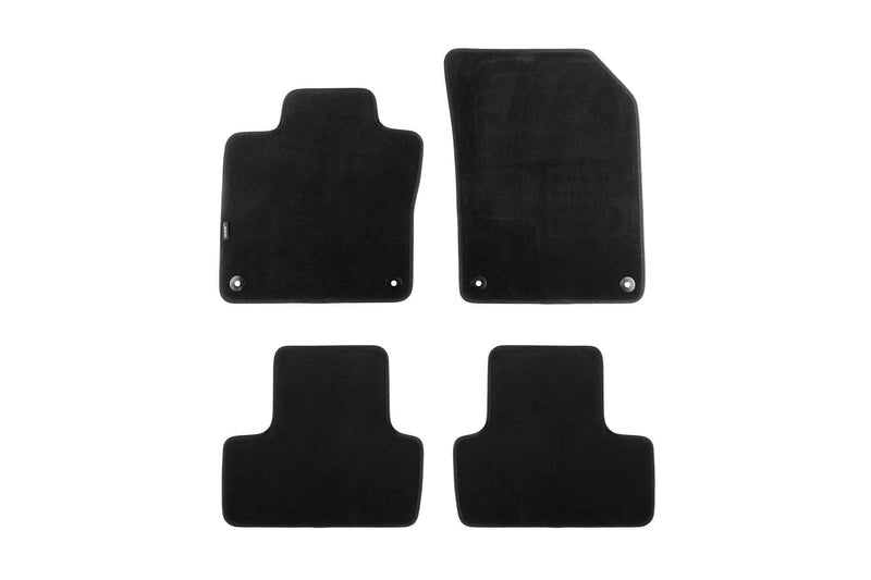Мокетни стелки Petex за Volvo XC60 (2017+) Style – 4 части, черни, захват B058