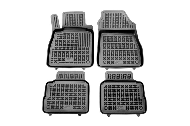 Гумени стелки Rezaw-Plast за Nissan Micra (2016 +), 4 части, черни