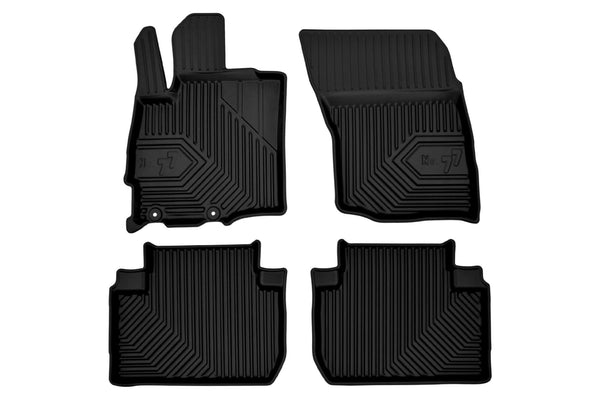2.5D Гумени стелки Frogum № 77 за Mitsubishi Outlander (2012–2021), 4 части, черни