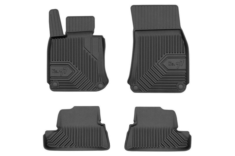 2.5D Гумени стелки Frogum №77 за BMW 6 E64 кабрио (2003–2010) – 4 части, черни