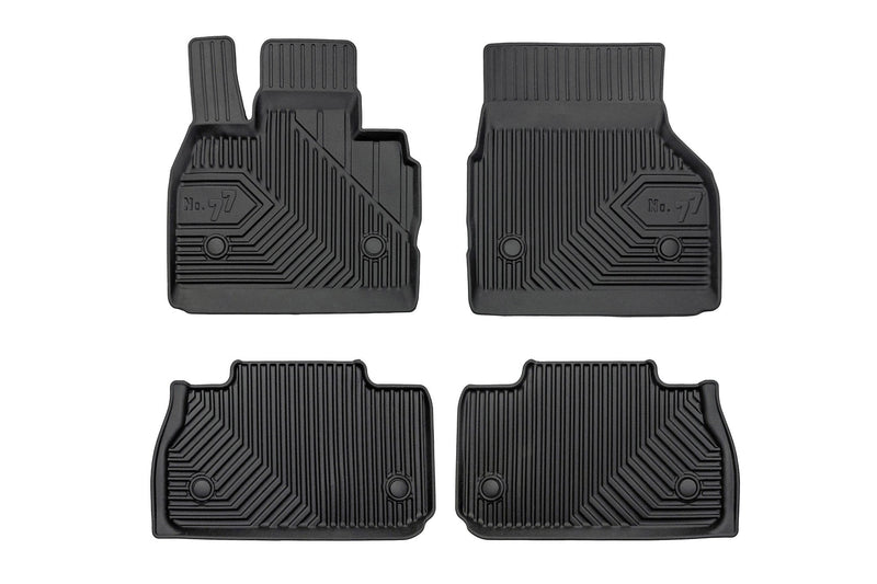 2.5D Гумени стелки Frogum №77 за BMW iX (2021+) 4 части черни