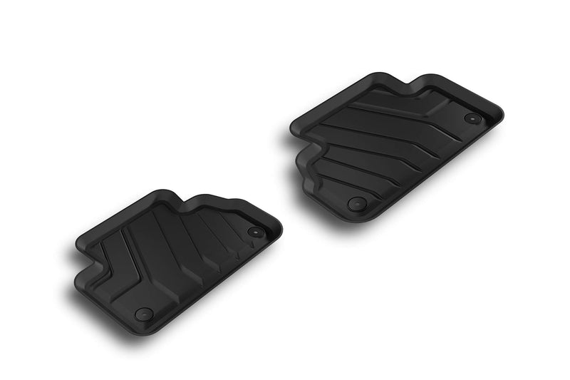 3D Гумени стелки SPARTline за Audi Q5 (2017 +), 4 части – Черни