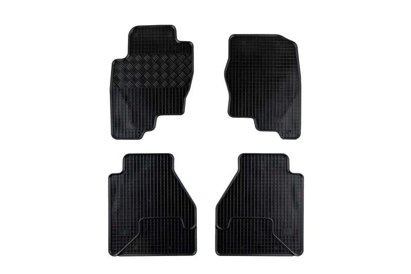 Гумени стелки Rigum за Nissan Pathfinder (2006+), 4 части, черни