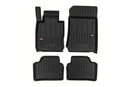 3D Гумени стелки Frogum за BMW Серия 3 E90 Седан, E91 Комби (2004–2012) xDrive, 4 части – Черни