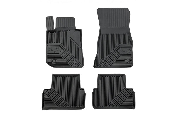 2.5D Гумени стелки Frogum №77 за BMW Серия 4 G26 Gran Coupe, i4 G26 (2021+) – 4 части, черни