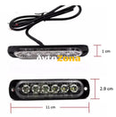 6 LED Аварийна Лампа За Пътна Помощ Жълта Блиц Светлина Мигаща! - Avtozona