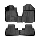 3D гумени стелки Stingray за Honda CR-V III (2006-2012), 4 части, черни