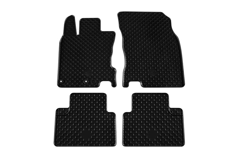 Гумени стелки Gumarny Zubri за Nissan Qashqai (2014+), 4 части, черни