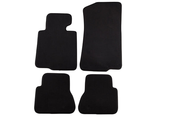 Мокетни стелки Petex за BMW серия 3 E46 кабрио (2000–2007) Style – 4 части, черни, захват B138