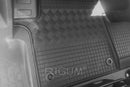 Гумени стелки Rigum за Fiat Scudo (2022+), 3 места, 3 части, черни