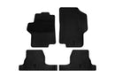 Гумени стелки Gumarny Zubri за Peugeot 1007 (2005–2009), 4 части – черни