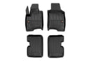3D Гумени стелки Frogum за Fiat Panda 3 (2011+), 4 части, черни