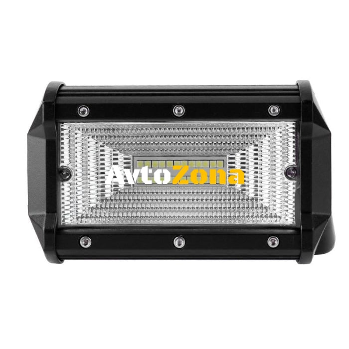 72W Led Bar Лед Бар Диоден Фар Прожектор Халоген 12-24V Flood Light Разпръсната Светлина - Avtozona