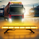 76.2 см 56 LED ЛЕД мощна аварийна диодна сигнална лампа блиц 12-24V 15 режима