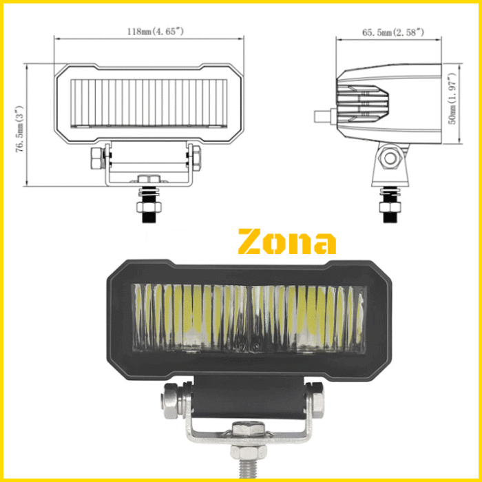 Халоген диоден - 20W 1800LM - Avtozona