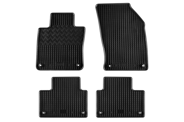 Гумени стелки Rigum за Volvo S60 / S60 PHEV (2018+) – 4 части, черни