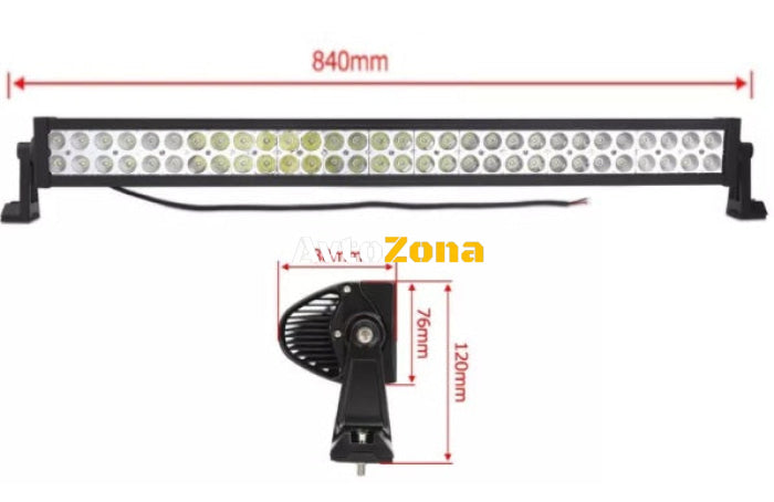 84 См 180W Мощен 4D 4Д Епистар Led Bar Лед Диоден Бар Прожектор 12V 24V 10800 Лумена - Avtozona