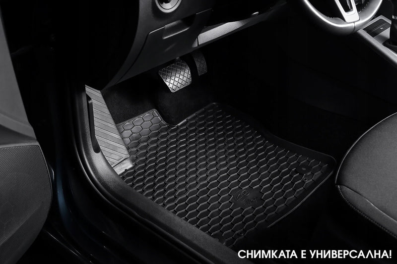 Гумени стелки Gumarny Zubri за Peugeot e-5008 (2024 +), 4 части, черни