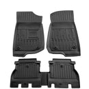 3D гумени стелки Stingray за Jeep Wrangler (JL) 5 Doors (2018+), 5 части, черни
