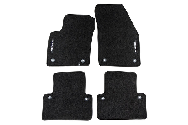 Мокетни стелки Frogum Horizon за Volvo S40 (2004–2012), 4 части, черни
