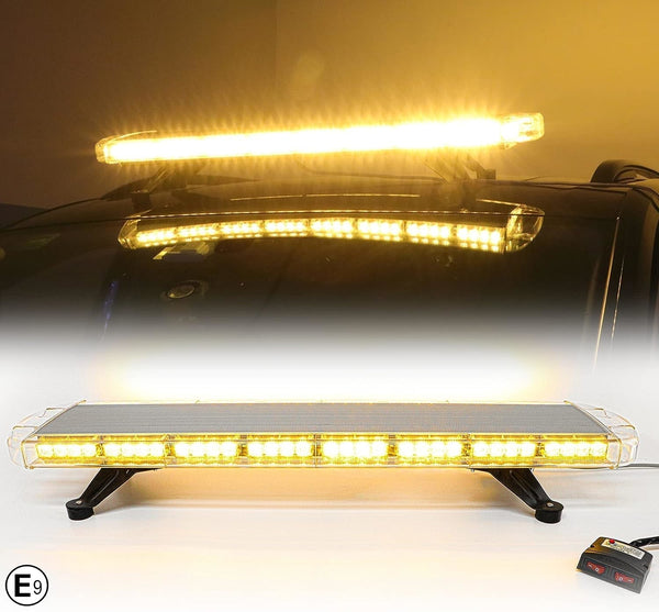 96.5 см 72 LED ЛЕД 72W мощна аварийна диодна сигнална лампа блиц 12-24V 15 режима