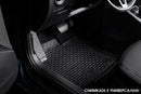 Гумени стелки Gumarny Zubri за Fiat Doblo (2023+) с овални отвори, 2 части, черни