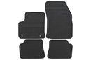Гумени стелки Petex за Peugeot e-208 (2020+), 4 части, черни
