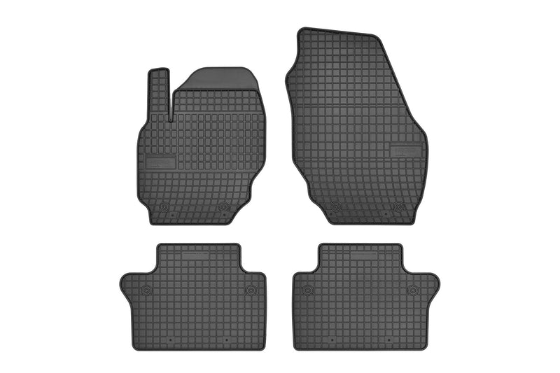 Гумени стелки Frogum за Volvo V60 (2011–2018), комплект 4 части, черни