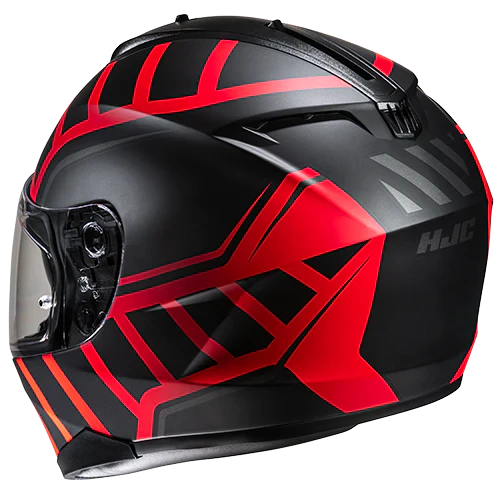 Каска HJC C70N Holt Black/Red - Avtozona