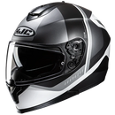 Каска HJC C70N Alia Black/White/Gray - Avtozona