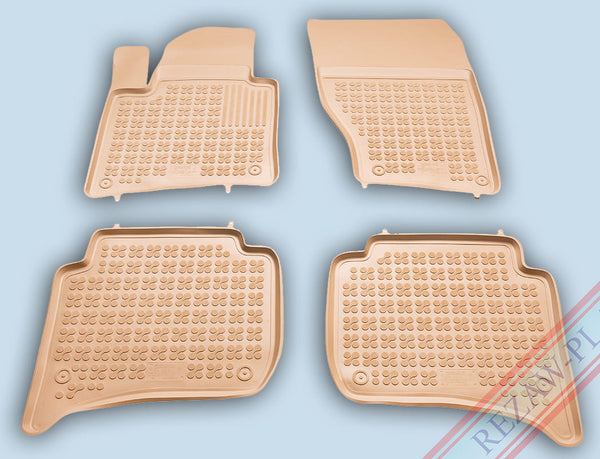 Καουτσούκ πατάκια Rezaw-Plast για VW Touareg II (2010-2018) - μπεζ