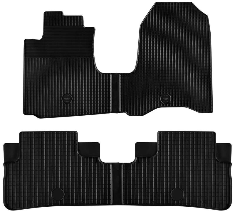 Καουτσούκ πατάκια Gumarny Zubri για Honda CR-V (2007-2012) - 4 τεμάχια, μαύρο