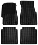 Καουτσούκ πατάκια Gumarny Zubri για Honda Civic (1995-2001) - 4 τεμάχια, μαύρο