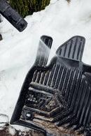 2.5D Гумени стелки Frogum модел №77 за Peugeot 5008 (2009–2017), 3 части, черни