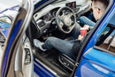 2.5D Гумени стелки Frogum №77 за Fiat E-Doblo (2022+), 3 части, черни