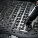 Гумена стелка за багажник Rezaw-Plast за Volkswagen Tiguan (2015–2020, 2020+), Tiguan R (2021+) – версия с едно положение, 4Motion, без резервна гума, 1 част