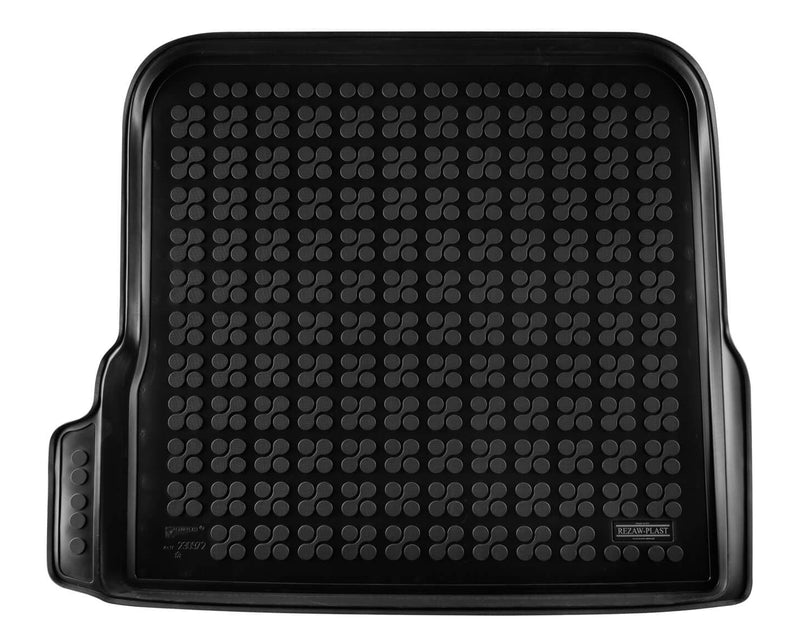 Гумена стелка за багажник Rezaw-Plast® за Mercedes EQE V295 (2022+), електрическа версия 4x2 / 4x4, с едно положение на багажника и място за съхранение под пода
