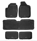 Καουτσούκ πατάκια Rezaw-Plast για VW Sharan (1996-2010) 7 θέσεων τύπου λεκάνης