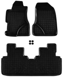 Καουτσούκ πατάκια Rezaw-Plast για Honda Civic (2001-2006), 5 πόρτες - 3 τεμάχια, μαύρο