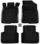 Ταπέτα από καουτσούκ Rezaw-Plast για Honda Civic hatchback, sedan (2017-2021) - 4 τεμάχια, μαύρο