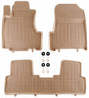 Καουτσούκ πατάκια Rezaw-Plast για Honda CR-V (2007-2012) - 3 τεμάχια, μπεζ