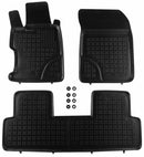 Καουτσούκ πατάκια Rezaw-Plast για Honda Civic sedan (2012-2017) - 3 τεμάχια, μαύρο