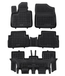 Καουτσούκ πατάκια Rezaw-Plast για Hyundai Santa Fe Hybrid 7 θέσεων (2020+) τύπου λεκάνης