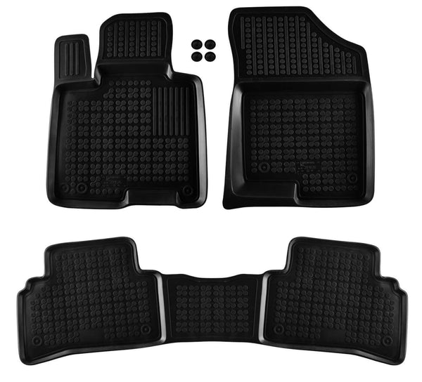 3D Καουτσούκ πατάκια Frogum για Hyundai Tucson II (2009-2015) τύπος λεκάνης