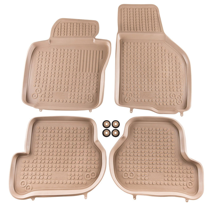 Καουτσούκ πατάκια Rezaw-Plast για VW Golf V (2003-2008) - τύπος λεκάνης μπεζ