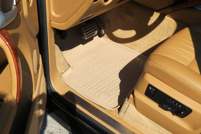 Καουτσούκ πατάκια Rezaw-Plast για VW Touareg (2002-2010) μπεζ τύπου λεκάνης