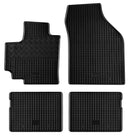 Ταπέτα από καουτσούκ Rigum για Suzuki Celerio (2015+) - 4 τεμάχια, μαύρο