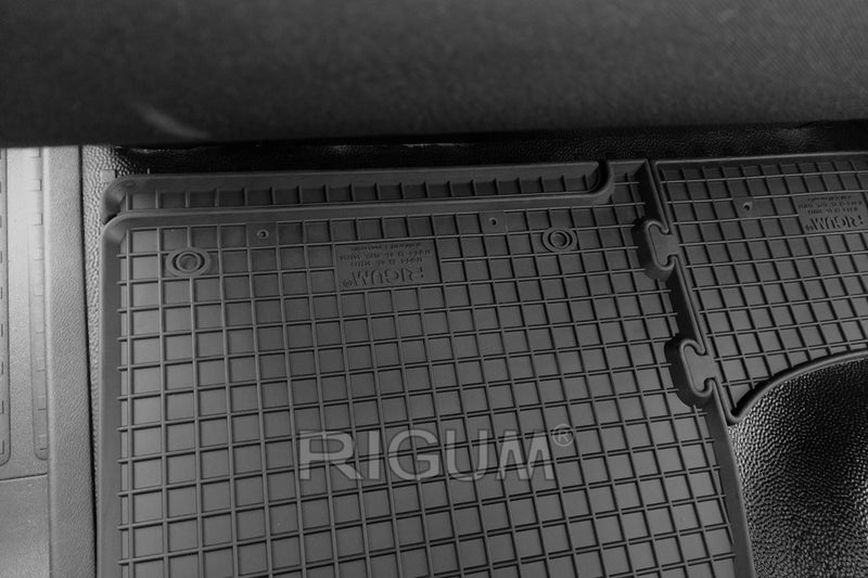Καουτσούκ πατάκια Rigum για VW T5/T6 (2003-2019), 3 θέσεις
